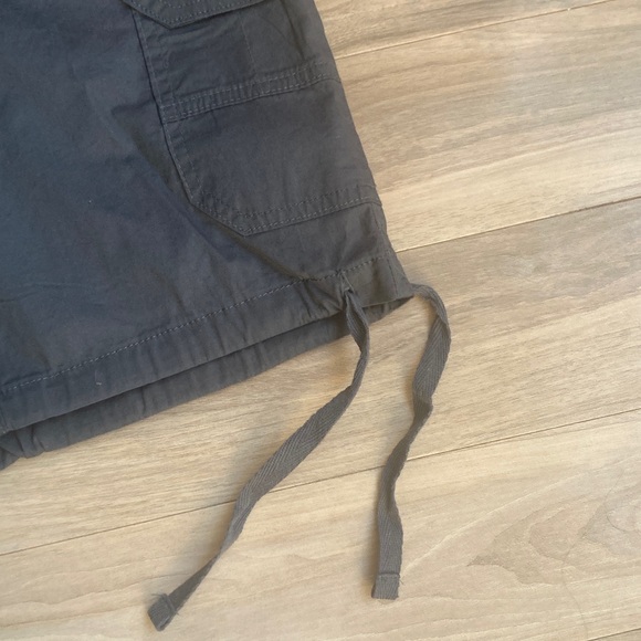 Dash Cargo Short adjustable leg ties charcoal gray comfee flex knit waist 3X - Picture 7 of 17